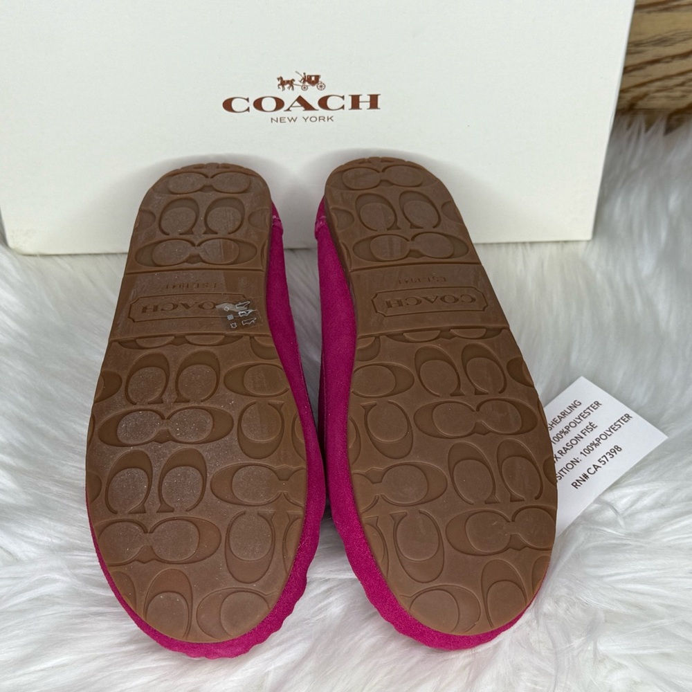 (MT410) NWT Coach Alisha Suede Moccasins - Picture 2 of 4